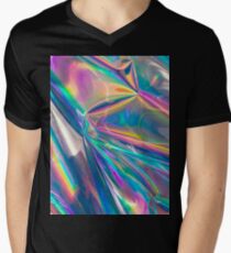 holographic Men's V-Neck T-Shirt
