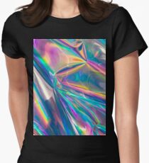 holographic Women's Fitted T-Shirt