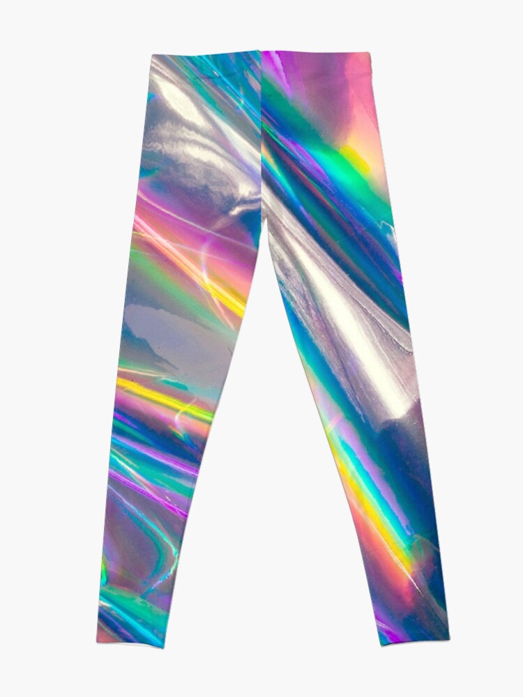 Alternate view of holographic Leggings