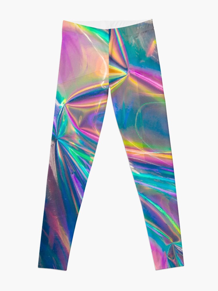 Alternate view of holographic Leggings