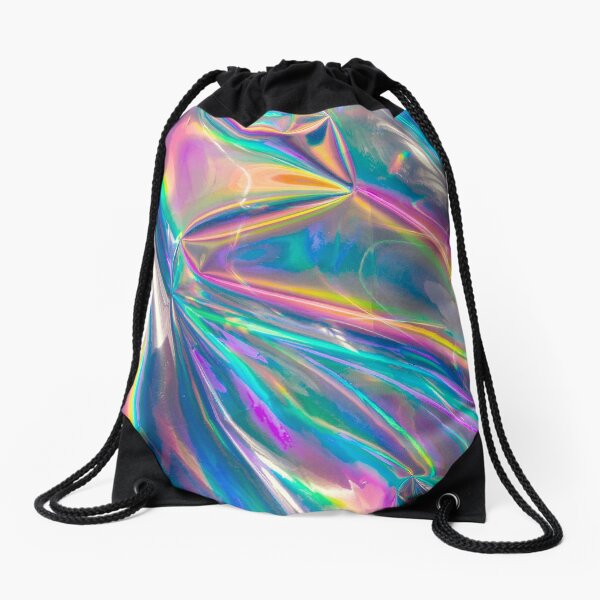 Holographic drawstring bag sale