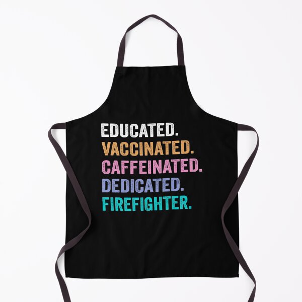 Item preview, Educated Vaccinated Caffeinated Dedicated firefighter shirt, Funny firefighter Christmas Gift designed and sold by xlnv.