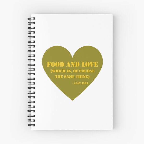 Item preview, Food and Love Alan Alda designed and sold by AllyWrites4077.