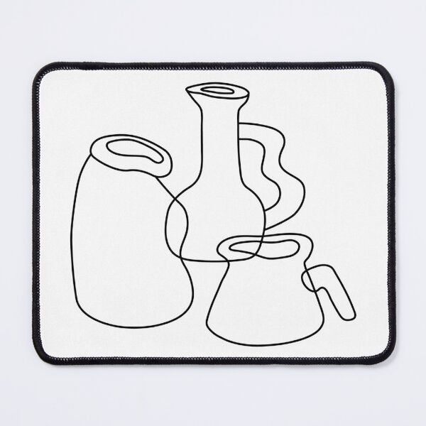 Item preview, Nice Jugs Black Minimal Line Art designed and sold by Rin-Bo.