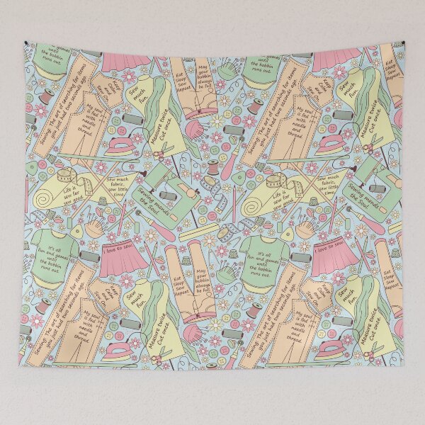 Item preview, Sewing icons - Home Hobby designed and sold by sarakaquabubble.