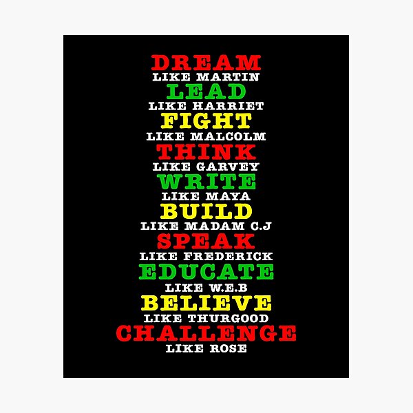 Item preview, Dream like Martin Dream like Harriet, Fight like Malcolm etc designed and sold by sourceoflife.