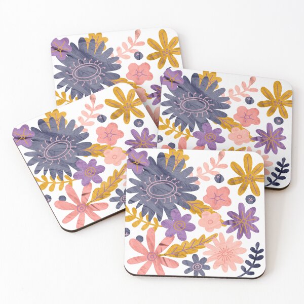 Item preview, Retro 70's Flowers designed and sold by artmayte.