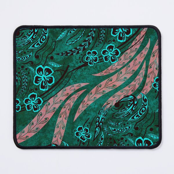 Item preview, Ocean Green Hawaiian Wild Tribal Splash designed and sold by sunnthreads.