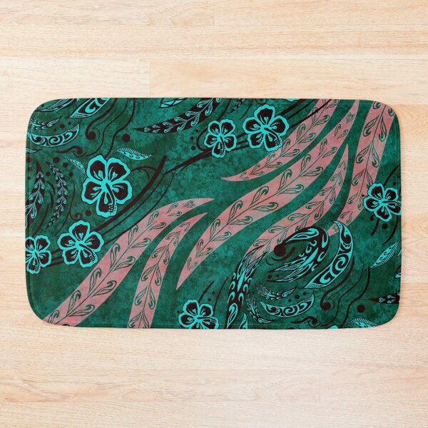 Item preview, Ocean Green Hawaiian Wild Tribal Splash designed and sold by sunnthreads.