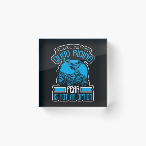 Item preview, Quad riding Motocross biker no fear designed and sold by ClamenTaon.