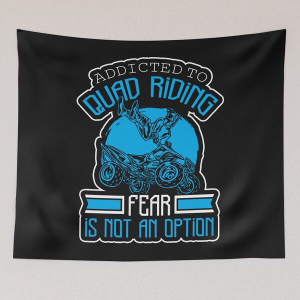 Item preview, Quad riding Motocross biker no fear designed and sold by ClamenTaon.