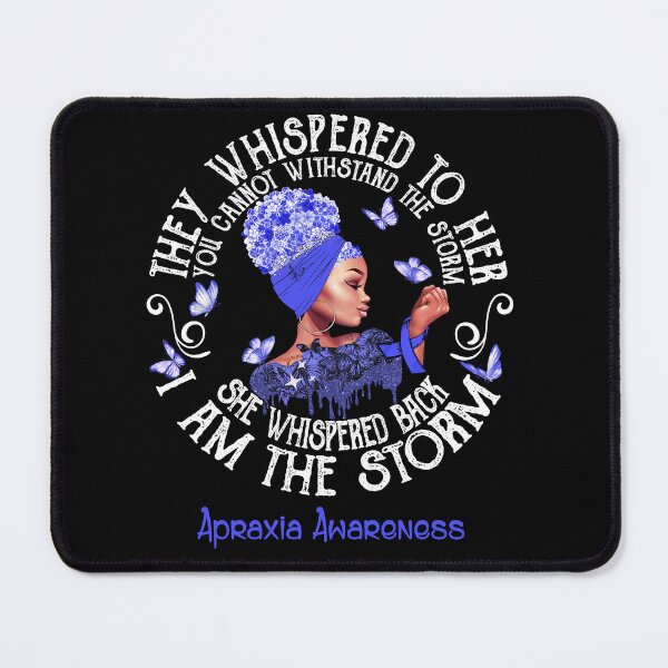 Item preview, Black Girl Fighter Strong I Am The Storm Apraxia Awareness designed and sold by Mnrshirley.