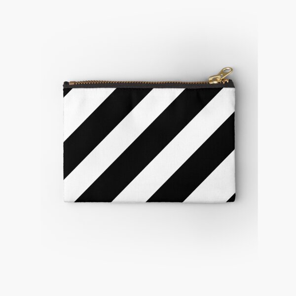 Item preview, Black and White Diagonal Stripes designed and sold by AliCatOriginals.