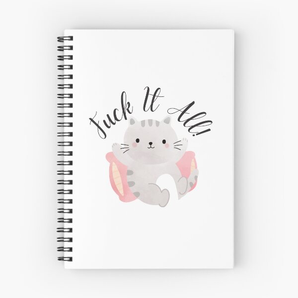 Item preview, Cute Cat - Fuck It All designed and sold by TrippyHistory.
