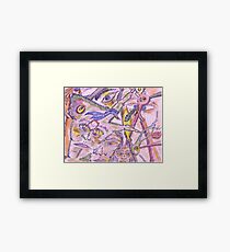 not my fault Framed Print