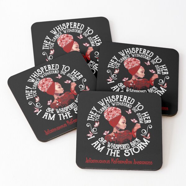 Item preview, Black Girl Fighter Strong I Am The Storm Arteriovenous Malformation Awareness designed and sold by Mnrshirley.