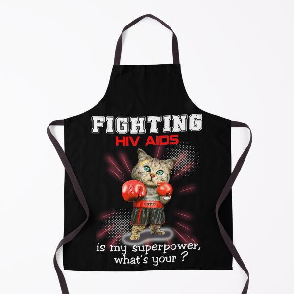 Item preview, Funny Cat Fighting Hiv Aids Is My Superpower What's Your designed and sold by Kohend.