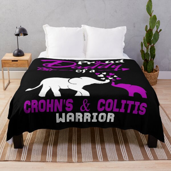 Item preview, Proud Daddy Of A Crohn's & Colitis Warrior designed and sold by Hatjar.