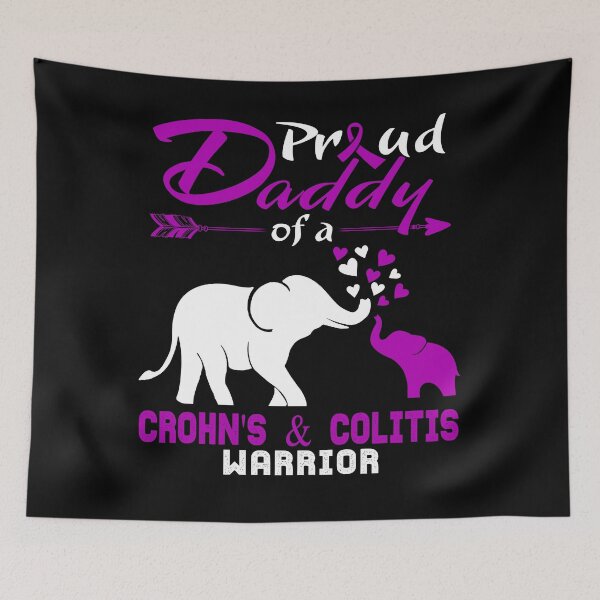 Item preview, Proud Daddy Of A Crohn's & Colitis Warrior designed and sold by Hatjar.