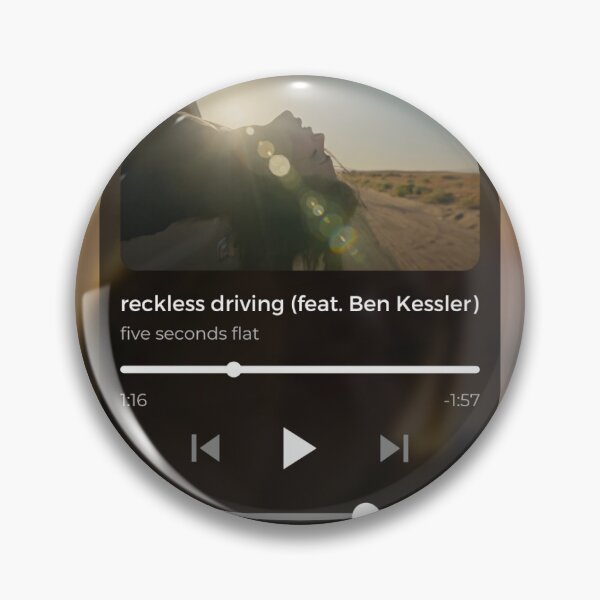 Item preview, reckless driving - lizzy mcalpine, feat. ben kessler (music player, ver. 2) designed and sold by ALilRoxMusic.