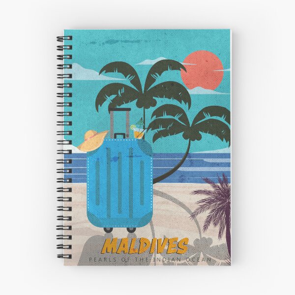Item preview, Vintage retro style MODERN wall poster to Maldives Art Print Travel wall decor ,travel wall art, print to Maldives designed and sold by Designbuddies.