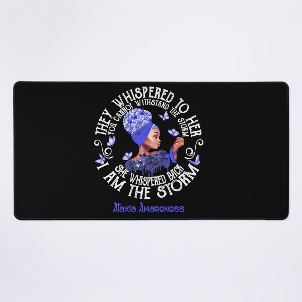 Item preview, Black Girl Fighter Strong I Am The Storm Ataxia Awareness designed and sold by Mnrshirley.