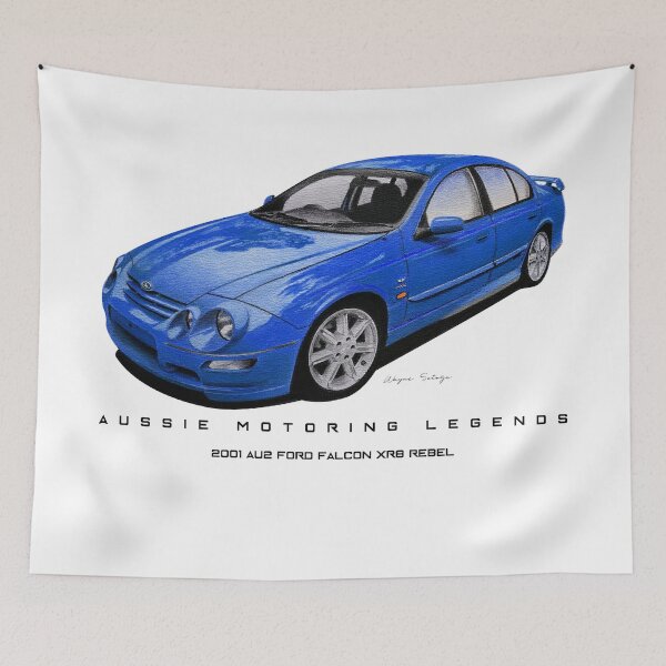 Item preview, Aussie Motoring Legends 2001 AU2 Ford Falcon XR8 Rebel designed and sold by Wayne Sotogi.