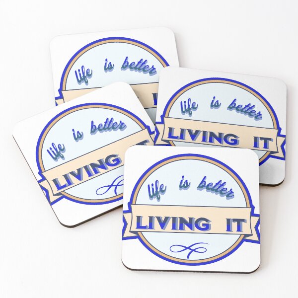 Item preview, Life is better living it designed and sold by ColorCreation4u.