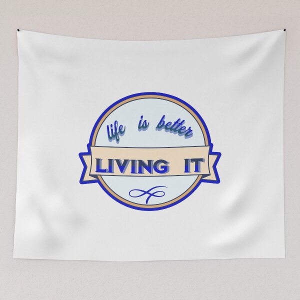 Item preview, Life is better living it designed and sold by ColorCreation4u.