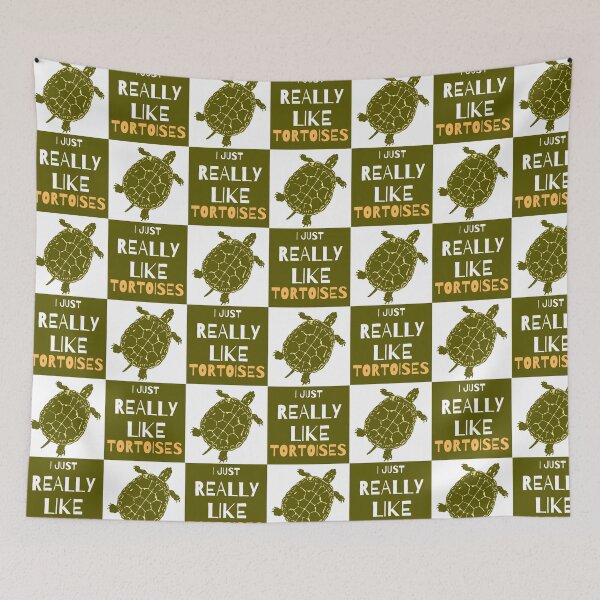 Item preview, I JUST REALLY LIKE TORTOISES - Cute design for tortoises lovers designed and sold by OpenCloset.