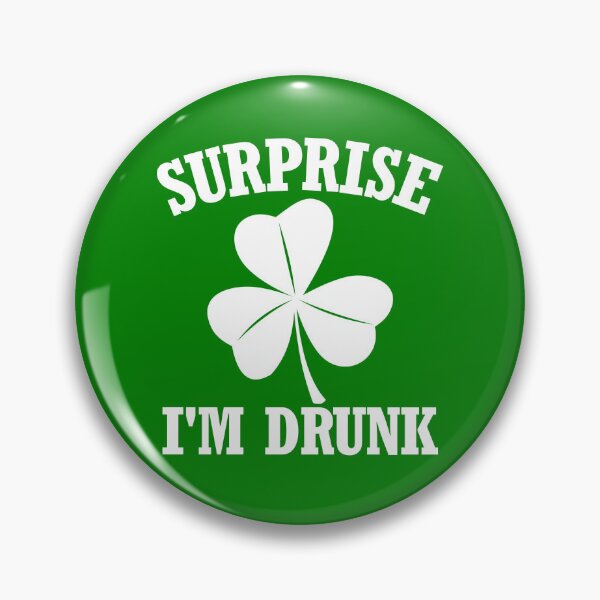 Artikelvorschau, Surprise I'm Drunk Shamrock Funny St. Patrick's Day Gear entworfen und verkauft von DynamicDesign.