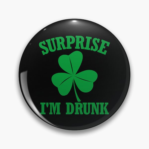 Artikelvorschau, Surprise I'm Drunk Shamrock Funny St. Patrick's Day Gear entworfen und verkauft von DynamicDesign.