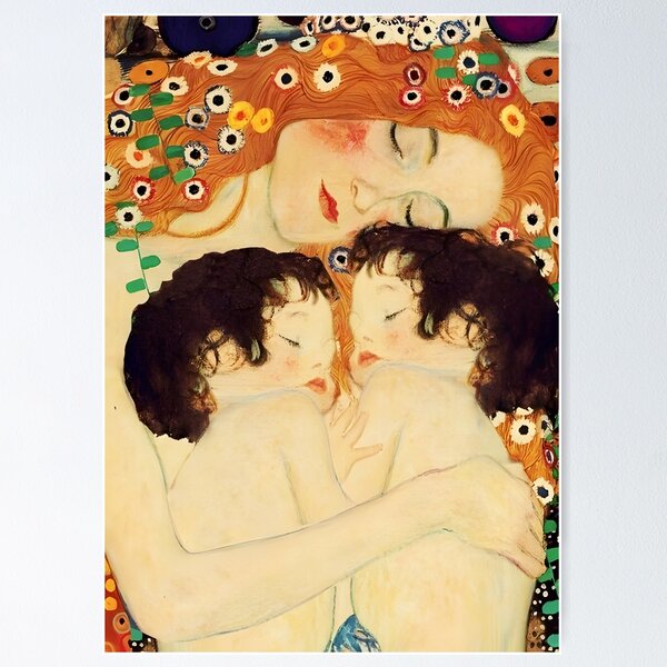 Aperçu de l'œuvre Gustav Klimt mère et enfant | Haute résolution créée et vendue par Artone369.