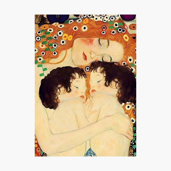 Aperçu de l'œuvre Gustav Klimt mère et enfant | Haute résolution créée et vendue par Artone369.