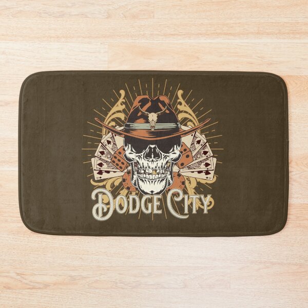Item preview, Western Style Dodge City Gambling Skull Cowboy Kansas designed and sold by CattlettArt.