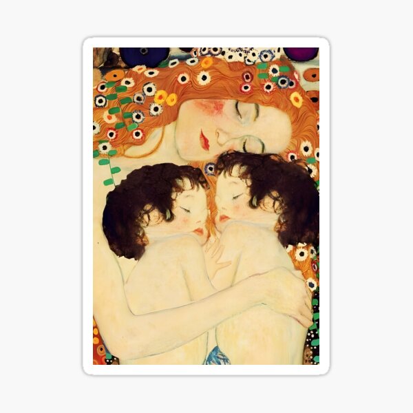 Aperçu de l'œuvre Gustav Klimt mère et enfant | Haute résolution créée et vendue par Artone369.