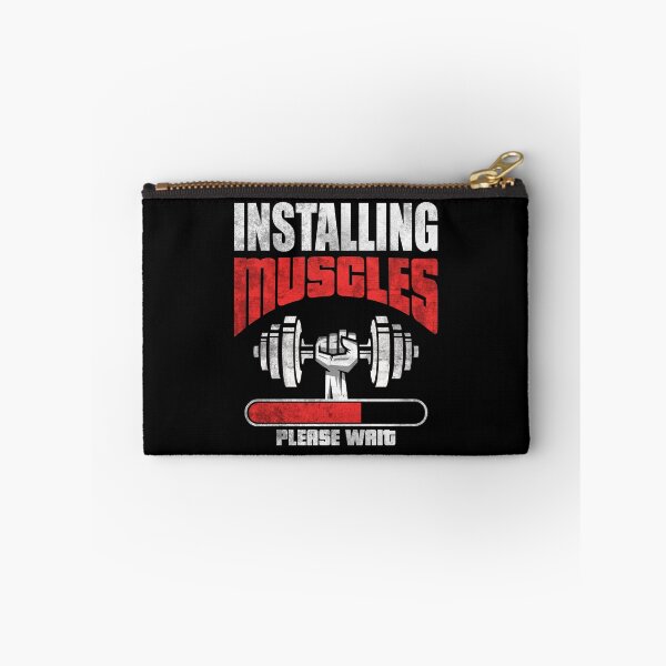 Item preview, Installing Muscles Please Wait - Funny Workout designed and sold by motivationaltee.