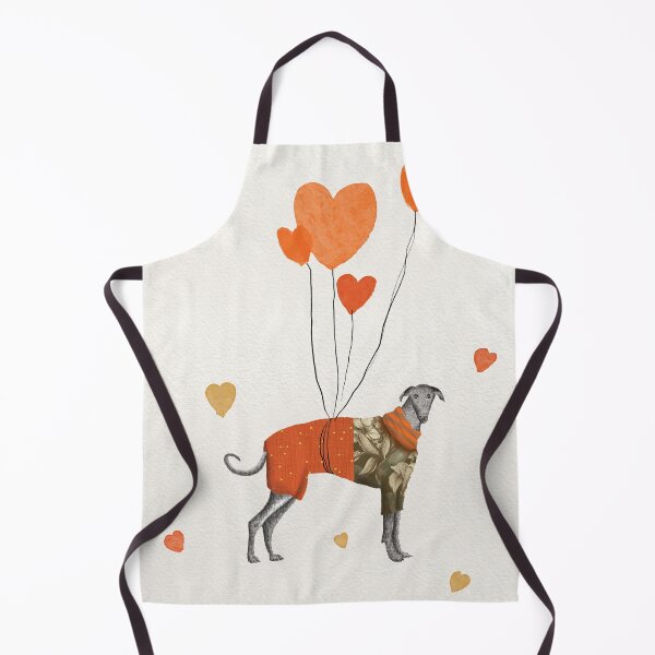 Item preview, The greyhound with the orange balloons designed and sold by Mon-cher-watson.