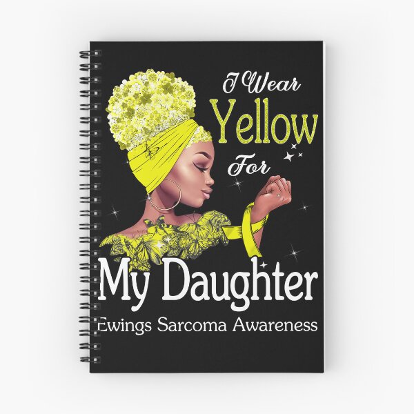 Item preview, Ewings Sarcoma Awareness Black Girl I Wear Yellow For My Daughter designed and sold by tenjun16.