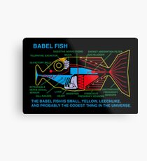 NDVH Babel Fish Metal Print