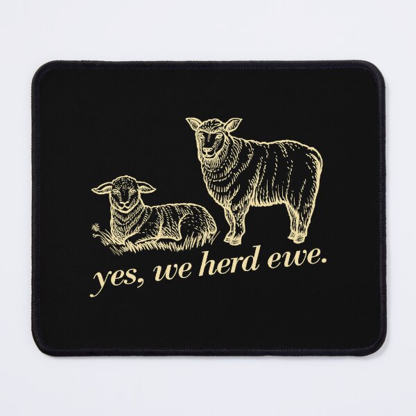 Item preview, Yes we herd ewe, Sheep Farmer Funny Lamb Farming designed and sold by trendyzcom.