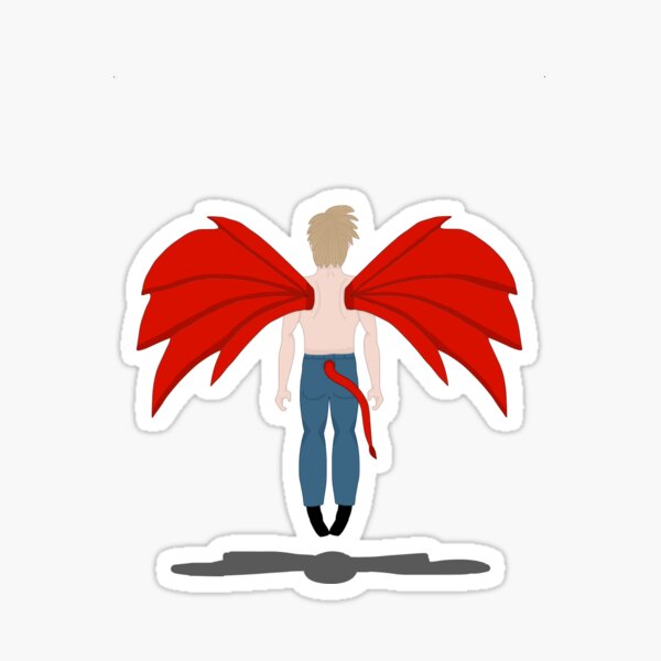 Rainbow Wings Stickers Redbubble - rainbow wings of imagination rainbow wings of roblox