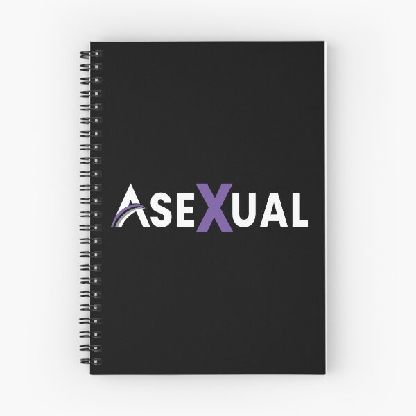 Item preview, Asexual Rainbow (X) (white on black) designed and sold by asexualmemes.