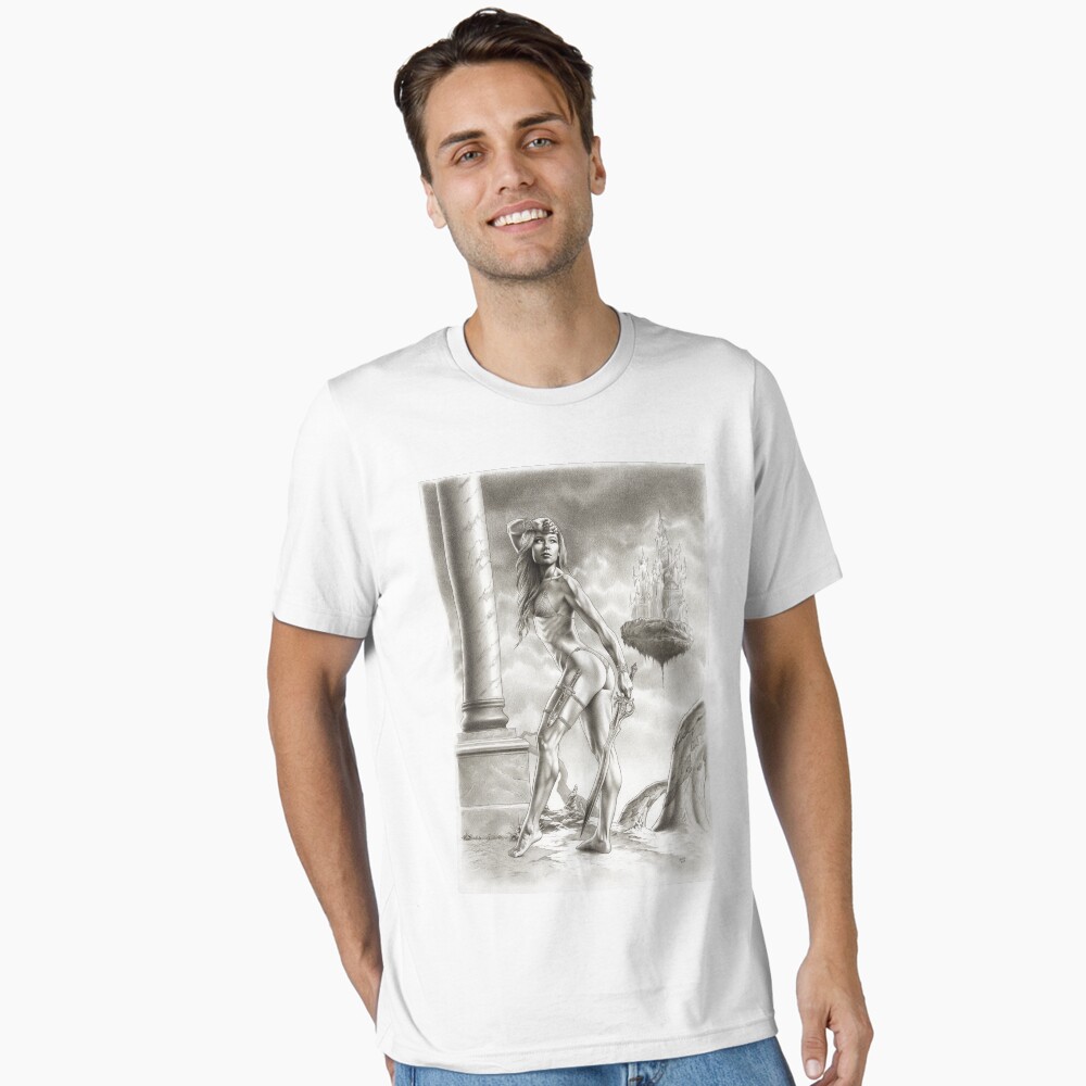 Vista previa del artículo con la obra «Camiseta esencial», diseñado y vendido por jairovalverde.