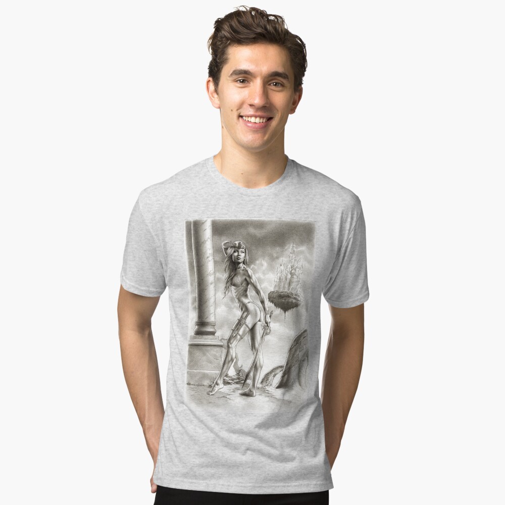 Vista previa del artículo con la obra «Camiseta de tejido mixto», diseñado y vendido por jairovalverde.