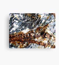 Mountain Snowstorm Canvas Print