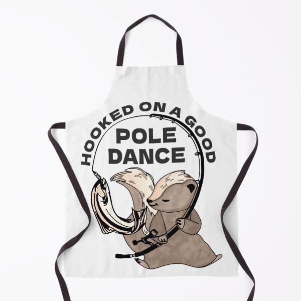 Item preview, Cute Skunk Fishing Lover Hooked on a Good Pole Dance designed and sold by iketo90.