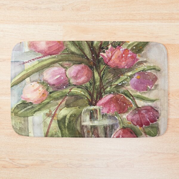 Item preview, Tulips on a Windowsill  fd1 designed and sold by Joan Elizabeth Ortiz designs.