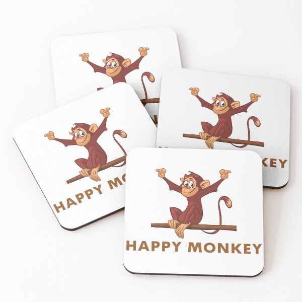 Item preview, Happy monkey on the tree designed and sold by Mount Rock.