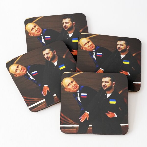 Item preview, zelenskyy hitting putin designed and sold by zcanap90.